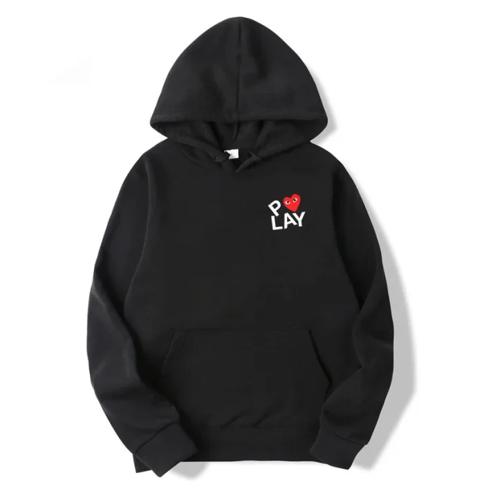 Play Heart NEW X Printed Hoodie For Men